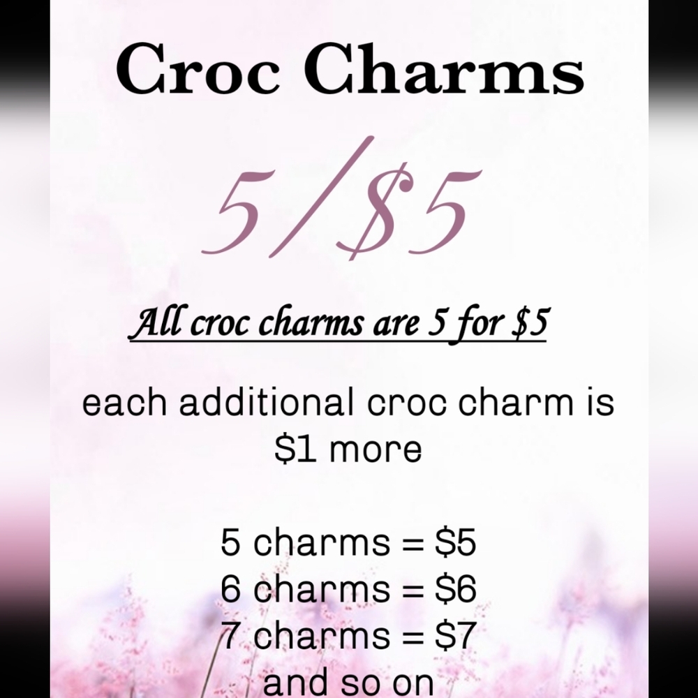 5/$5 Kuromi Kiss Croc Shoe Charm - Picture 2 of 3